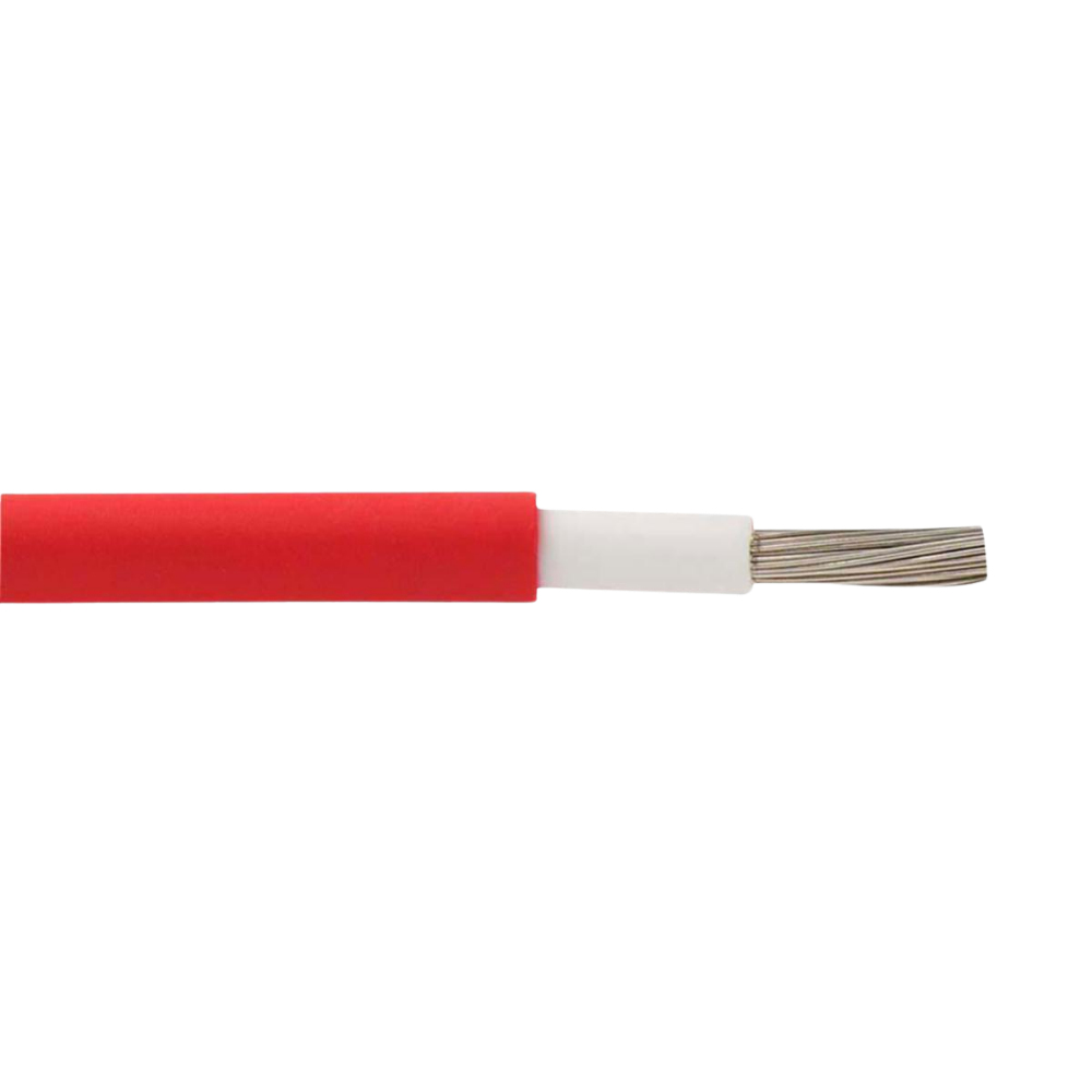 Solcellskabel 1 × 6 mm² röd 500 m