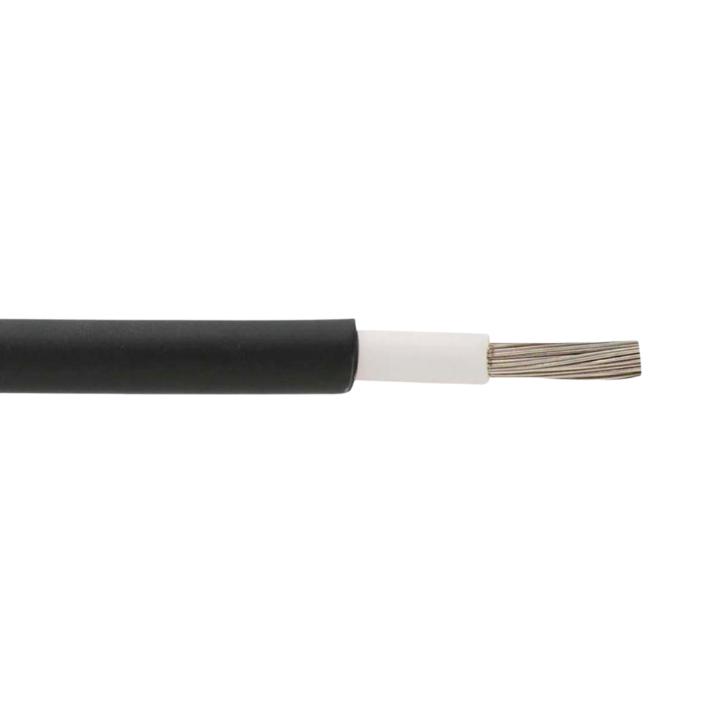 Solcellskabel 1 × 6 mm² svart 500 m